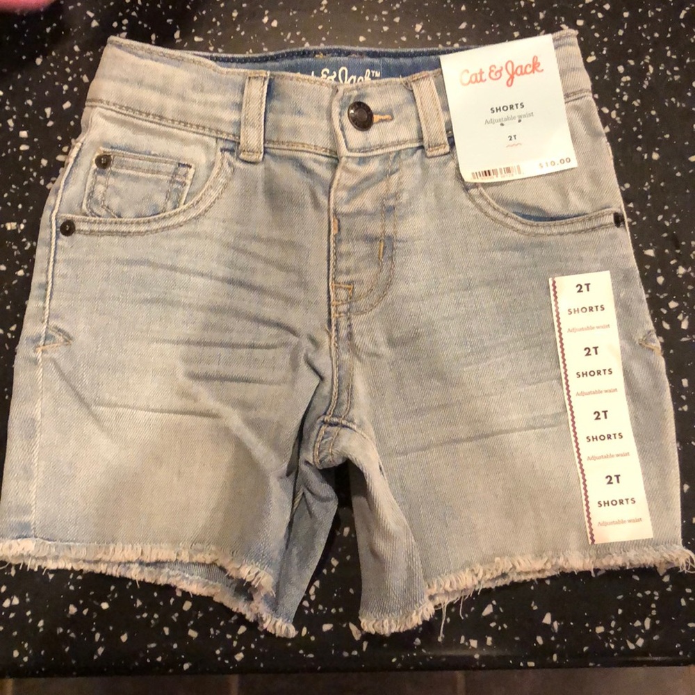 NWT Cat & Jack Boys denim shorts